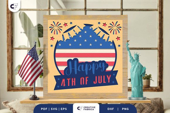 4th of July Firework 3D Layered Papercut: A Unique Way to Celebrate Independence Day