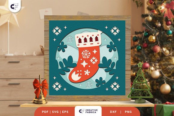 Christmas Stockings 3D Shadow Box: A Magical Way to Celebrate the Season