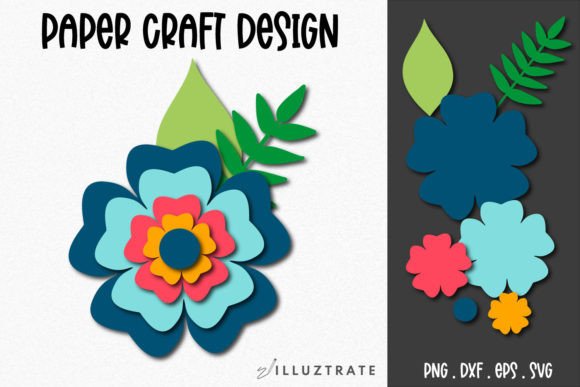 Paper Flower SVG Template 3D Flower: A Creative Tool for Digital Crafting