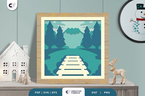 Winter Lake 3D Light Box Paper Cut: A Creative and Technological Marvel for Winter Enthusiasts
